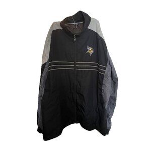 Reebok NFL Vikings Windbreaker XXL Men’s Jacket Purple Lightweight Team